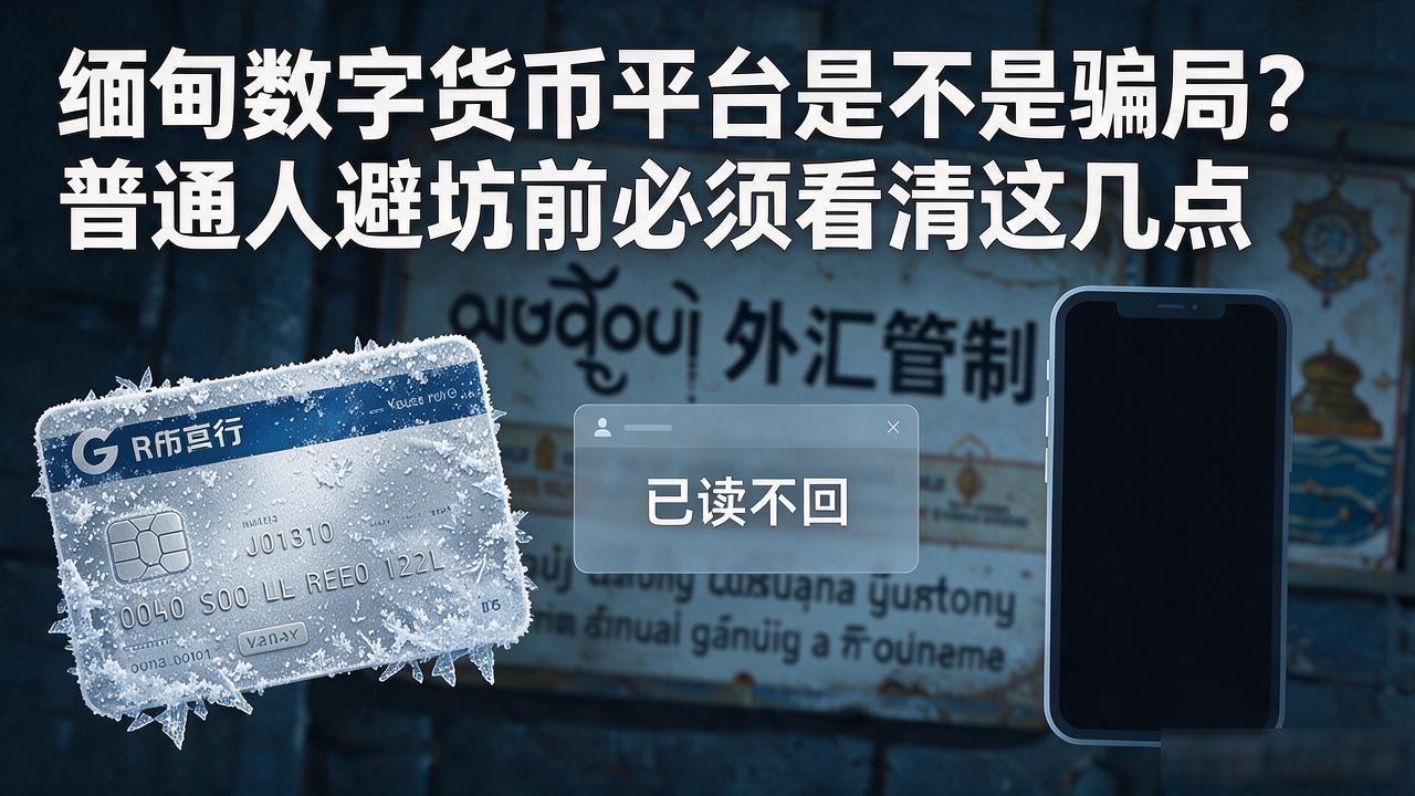 缅甸数字货币平台是不是骗局？普通人避坑前必须看清这几点