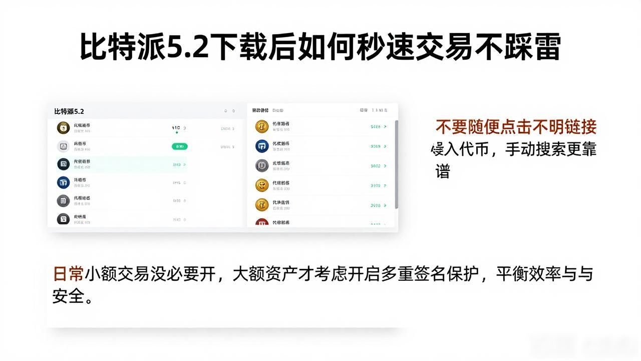 比特派5.2下载后如何秒速交易不踩雷