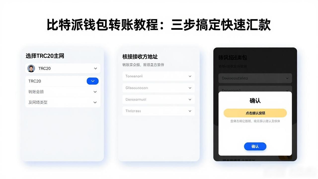 比特派钱包转账教程：三步搞定快速汇款