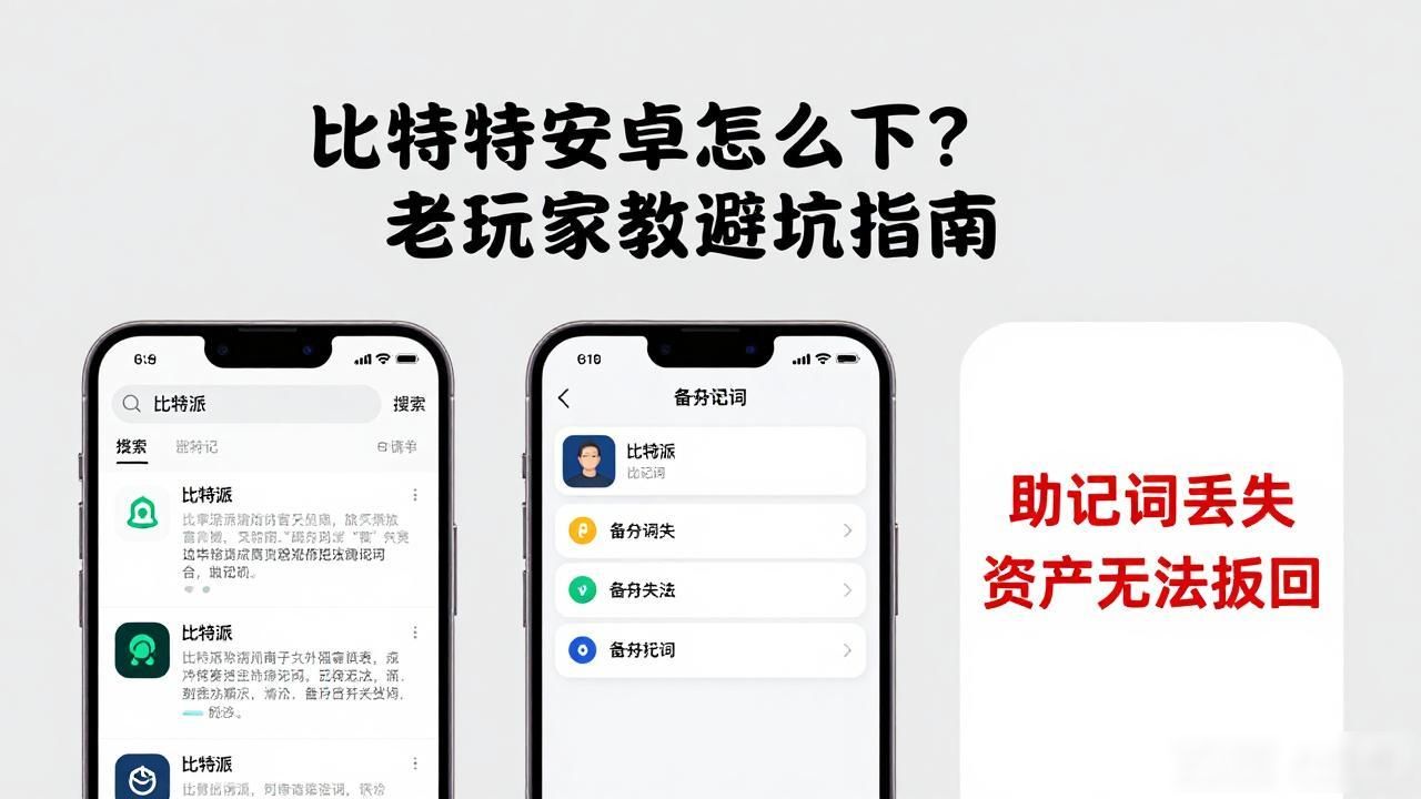 比特派安卓怎么下？老玩家教你避坑指南