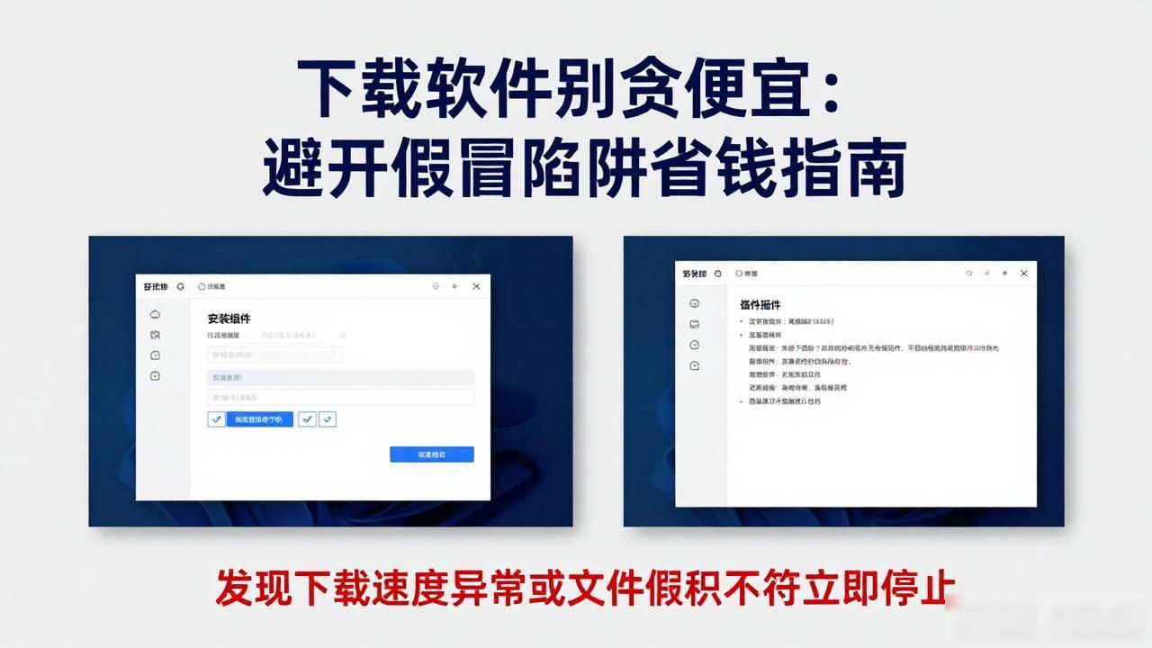 下载软件别贪便宜：避开假冒陷阱省钱指南