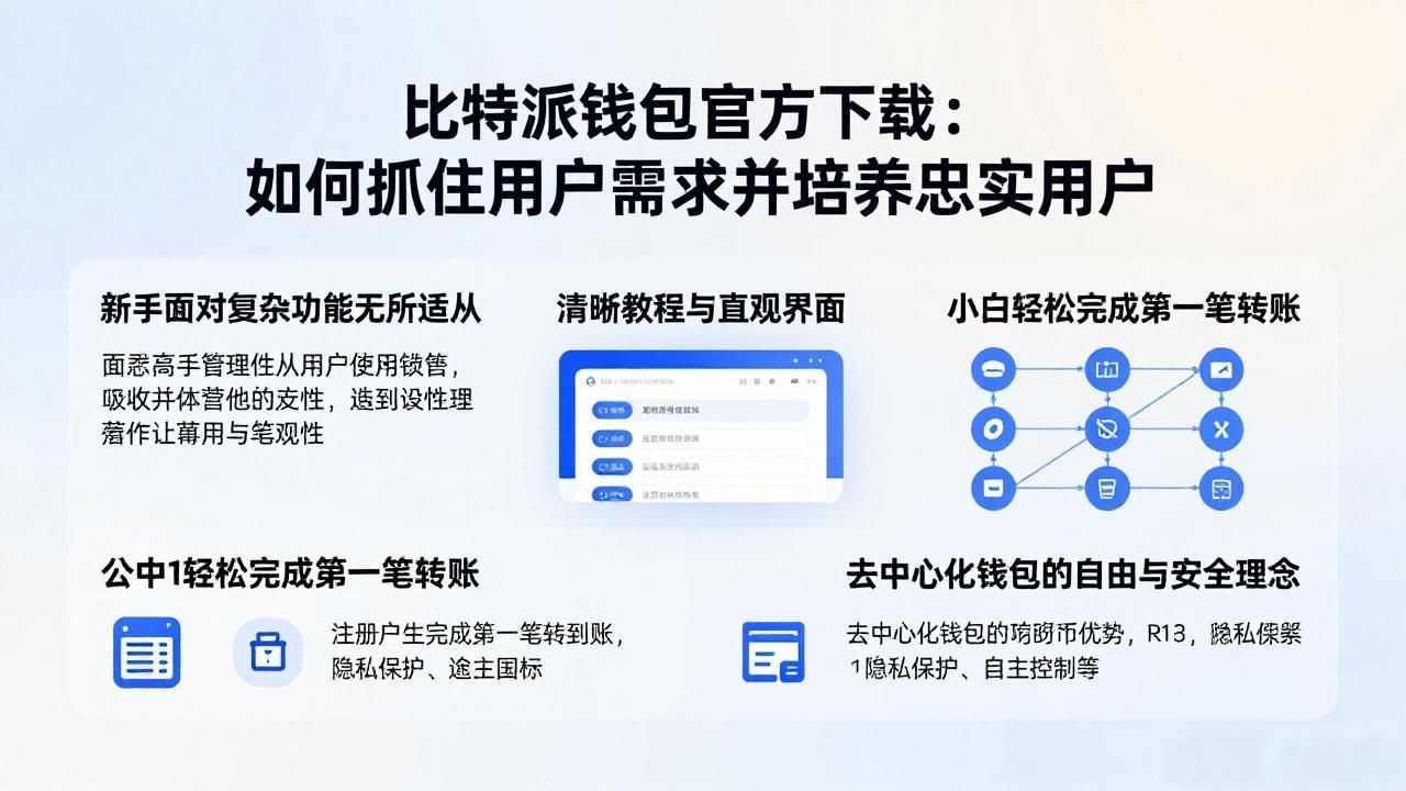 比特派钱包官方下载：如何抓住用户需求并培养忠实用户