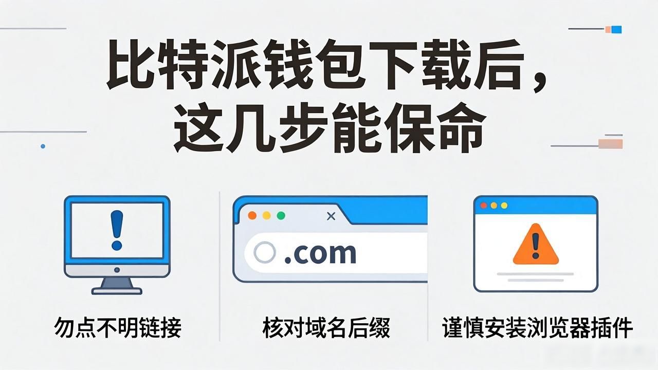 比特派钱包下载后，这几步能保命