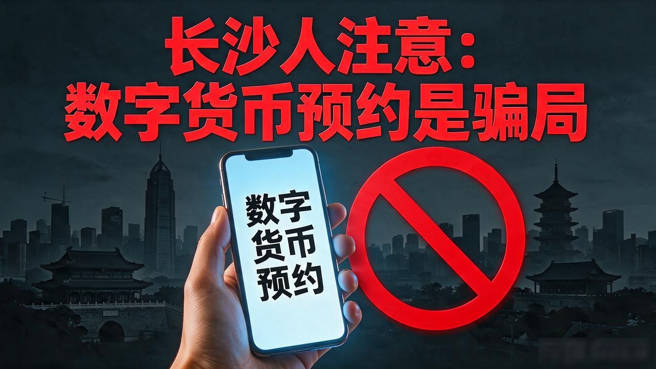 长沙人注意：数字货币预约是骗局
