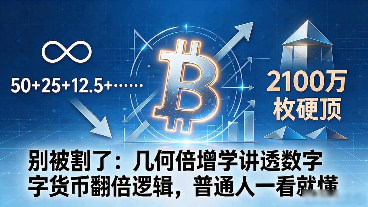 别被割了：几何倍增学讲透数字货币翻倍逻辑，普通人一看就懂
