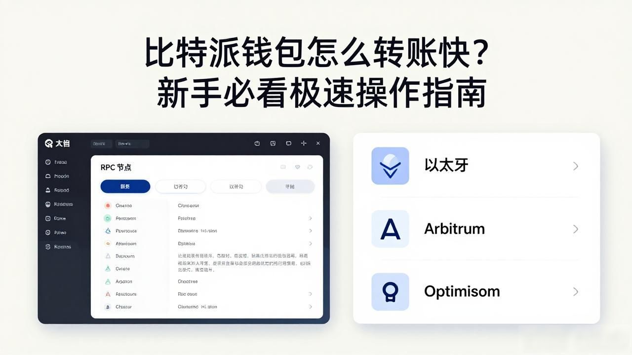 比特派钱包提速设置_比特派钱包网络配置_如何通过比特派钱包APP实现快速交易