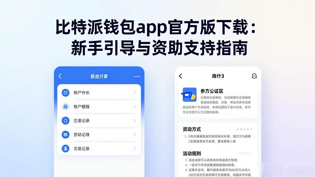 比特派钱包app官方版下载：新手引导与资助支持指南