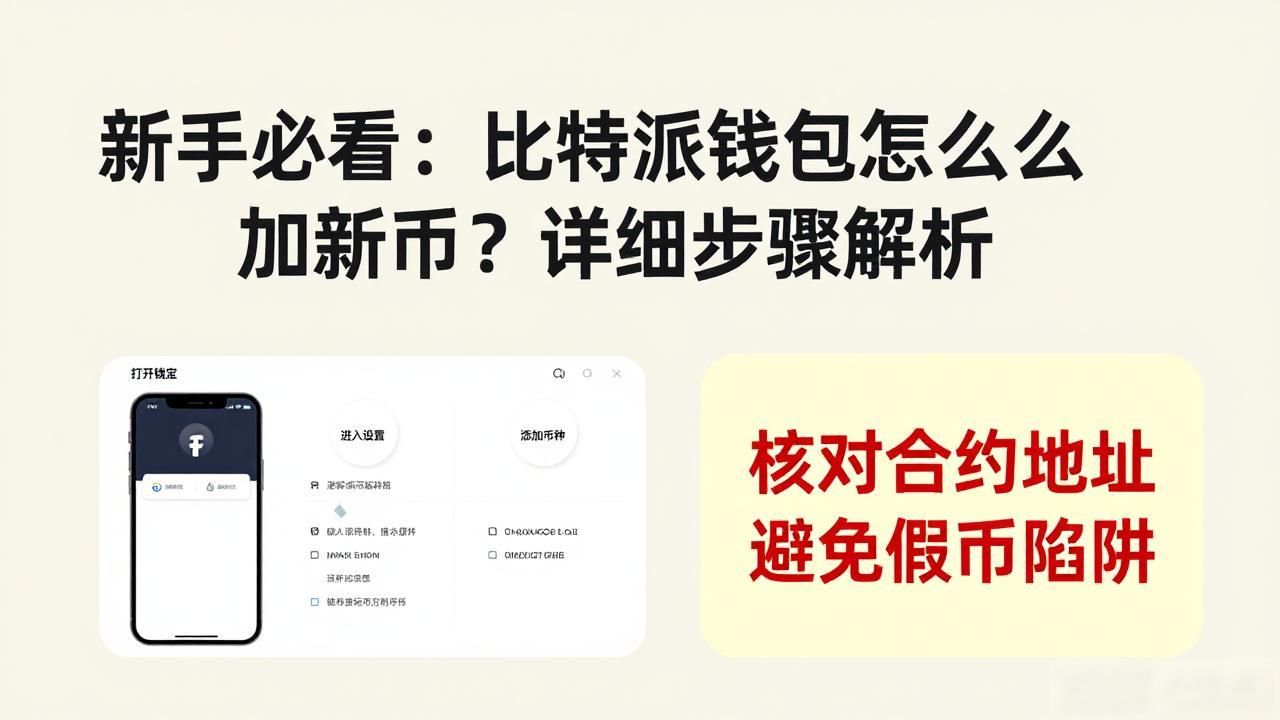 新手必看：比特派钱包怎么添加新币？详细步骤解析