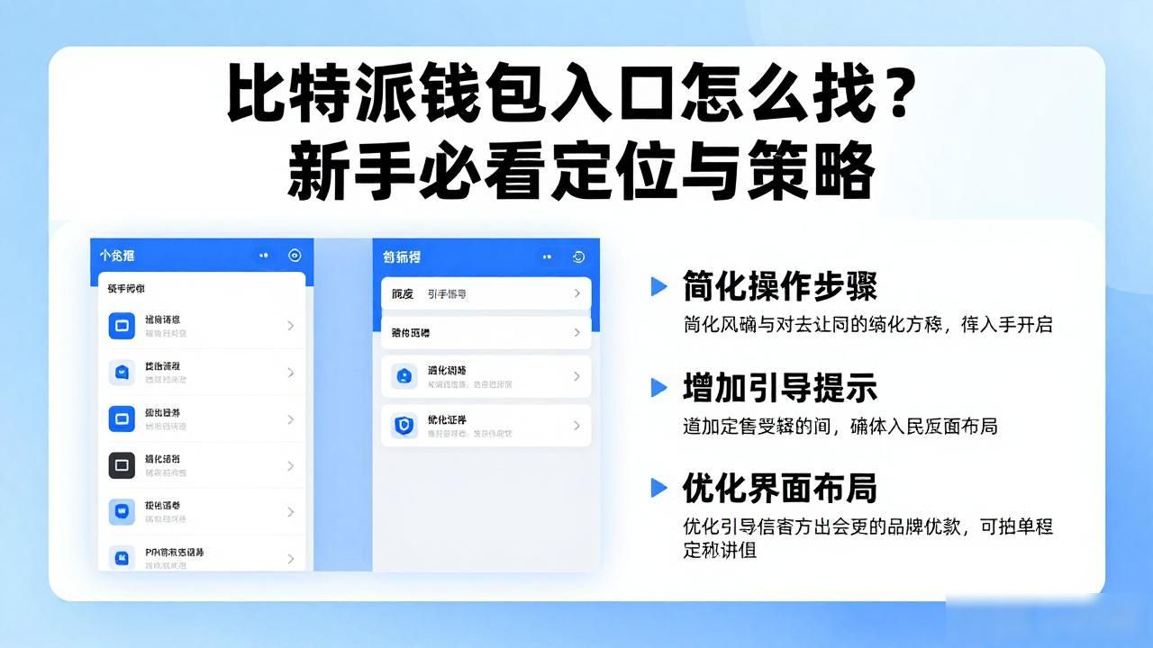 比特派钱包入口怎么找？新手必看定位与策略