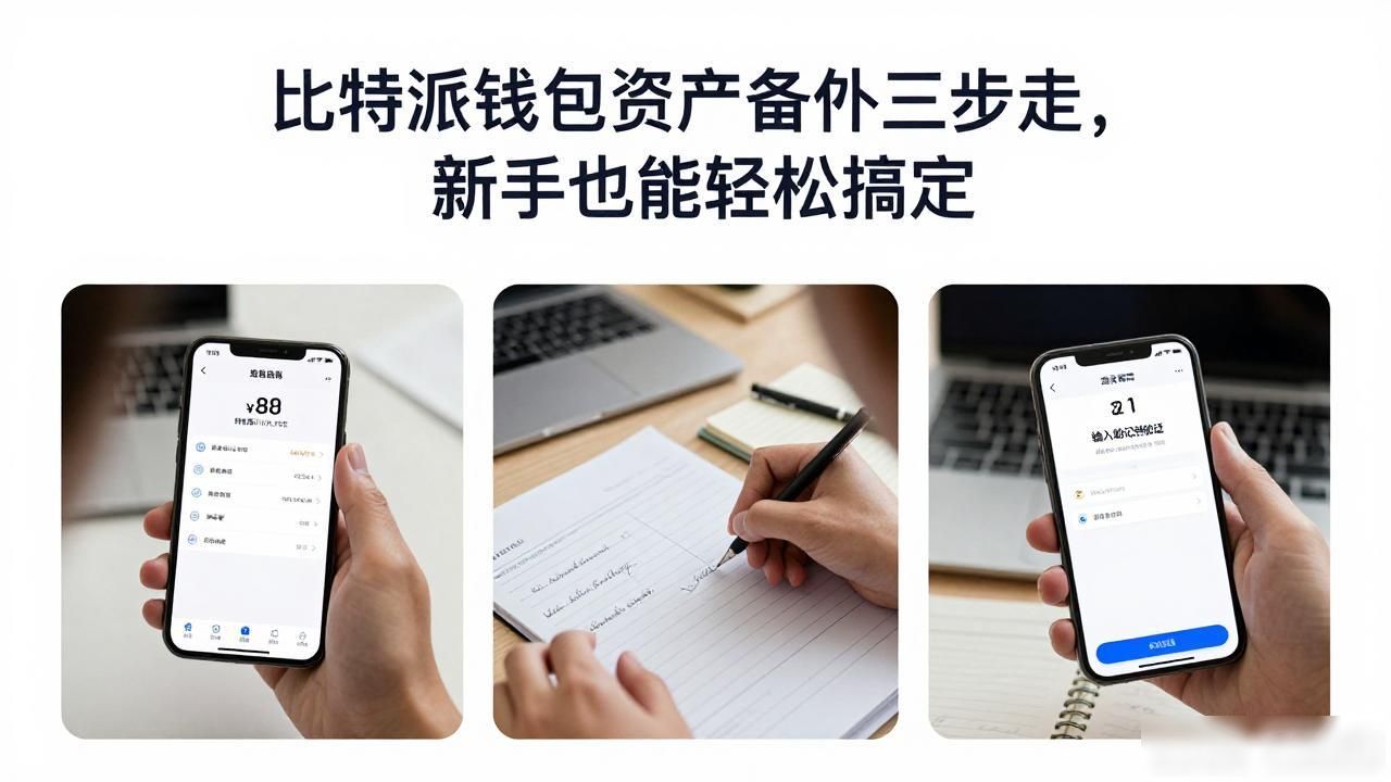 比特派钱包资产备份三步走，新手也能轻松搞定