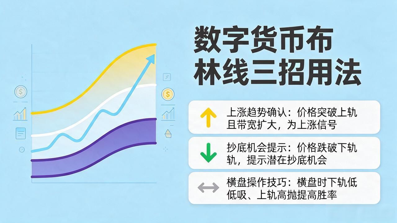 数字货币交易布林线怎么用？看懂这三招就够了