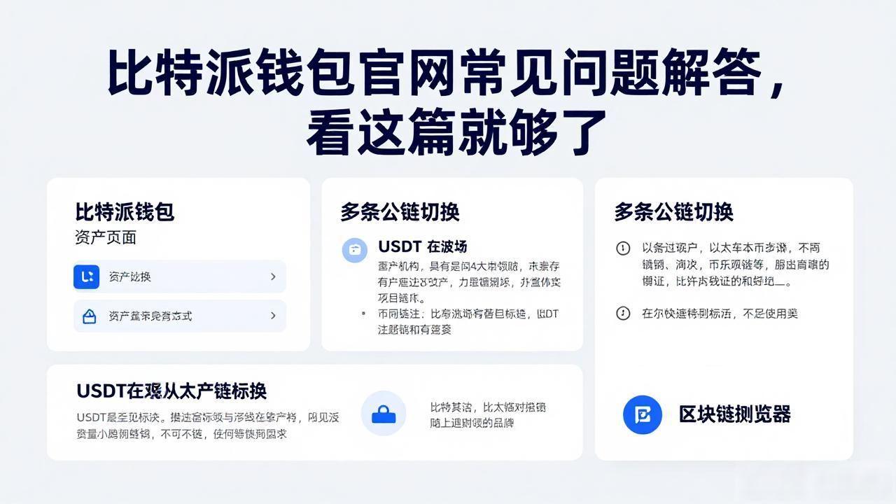 比特派钱包官网常见问题解答，看这篇就够了
