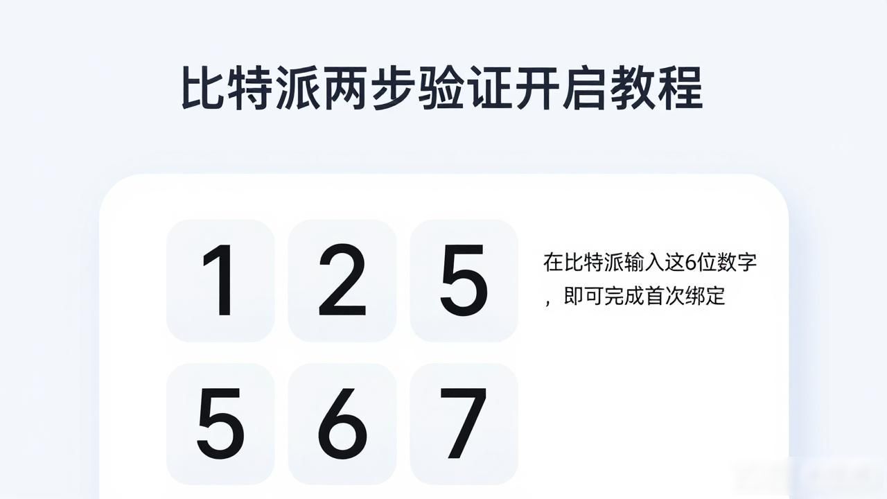 比特派两步验证开启教程