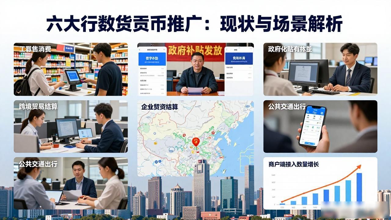 六大行数字货币推广：现状与场景解析