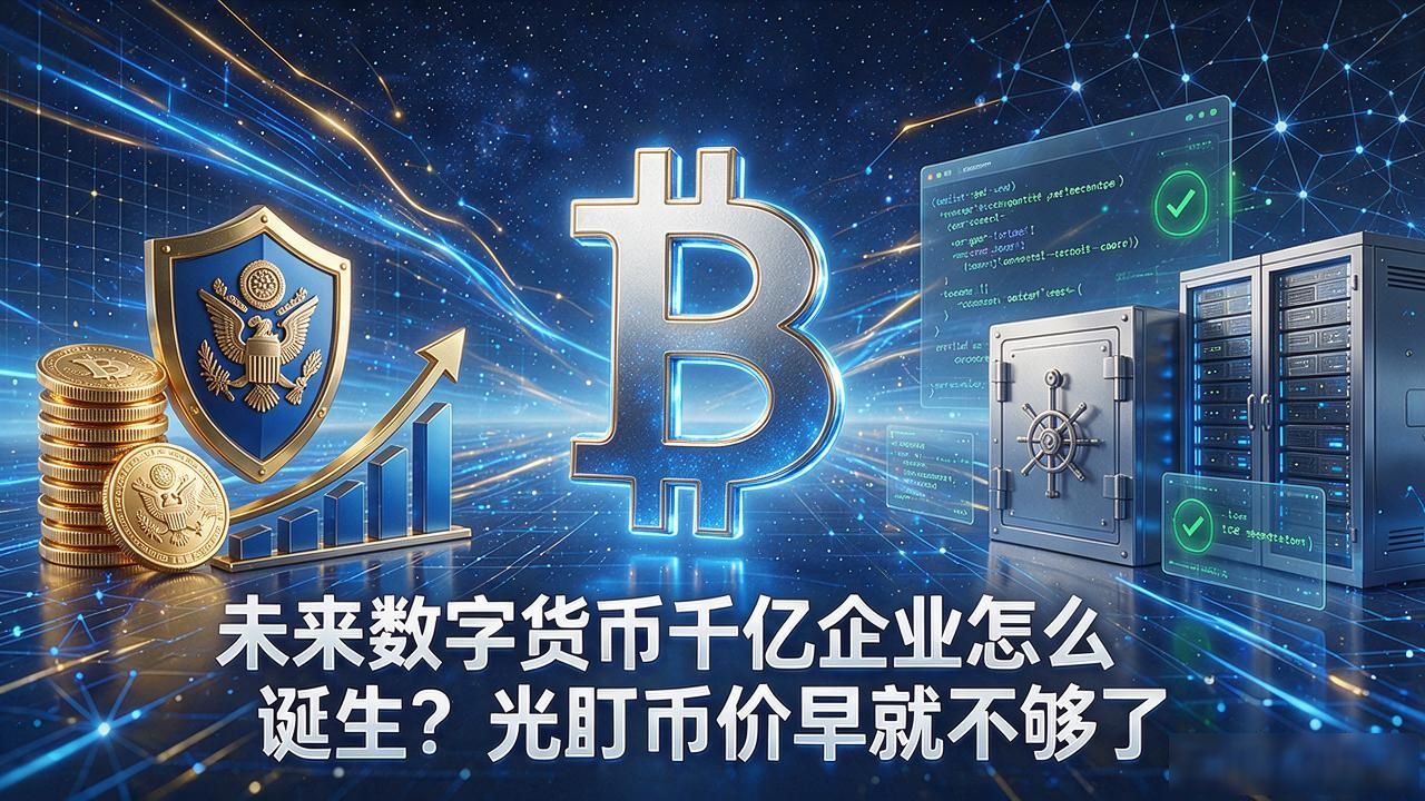 未来数字货币千亿企业怎么诞生？光盯币价早就不够了