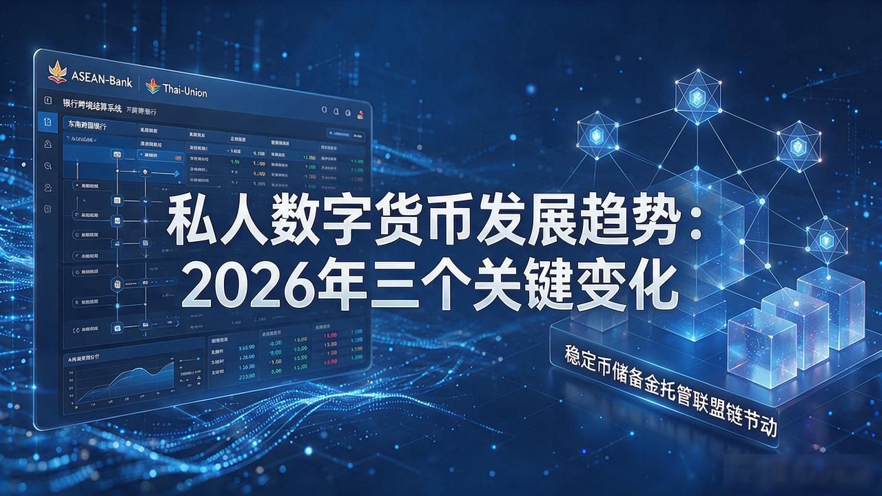 私人数字货币发展趋势一文：2026年三个关键变化，跟你想的不一样
