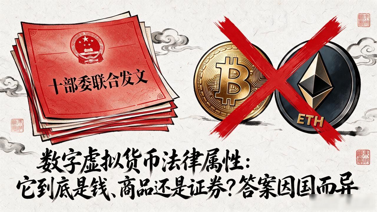 数字虚拟货币法律属性：它到底是"钱"、商品还是证券？答案因国而异