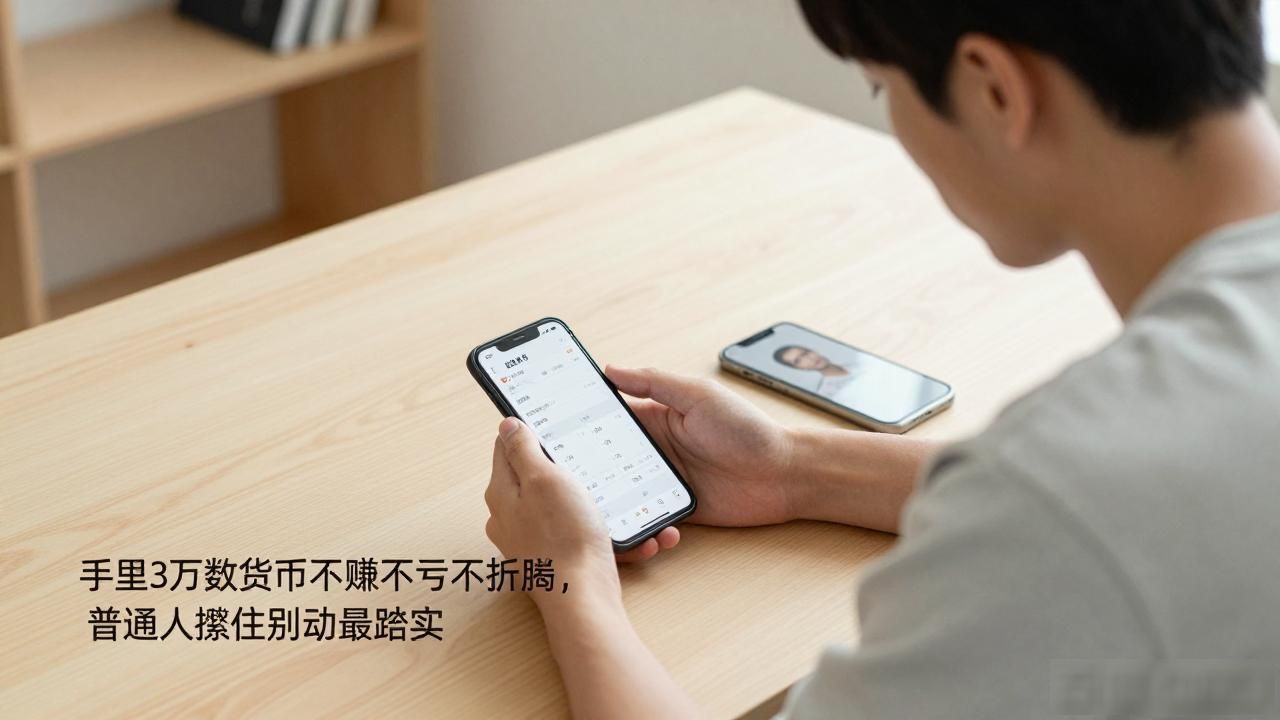 手里3万数字货币不赚不亏不折腾，普通人攥住别动最踏实
