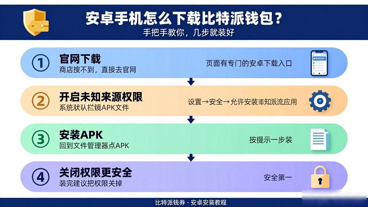 安卓手机怎么下载比特派钱包？手把手教你，几步就装好