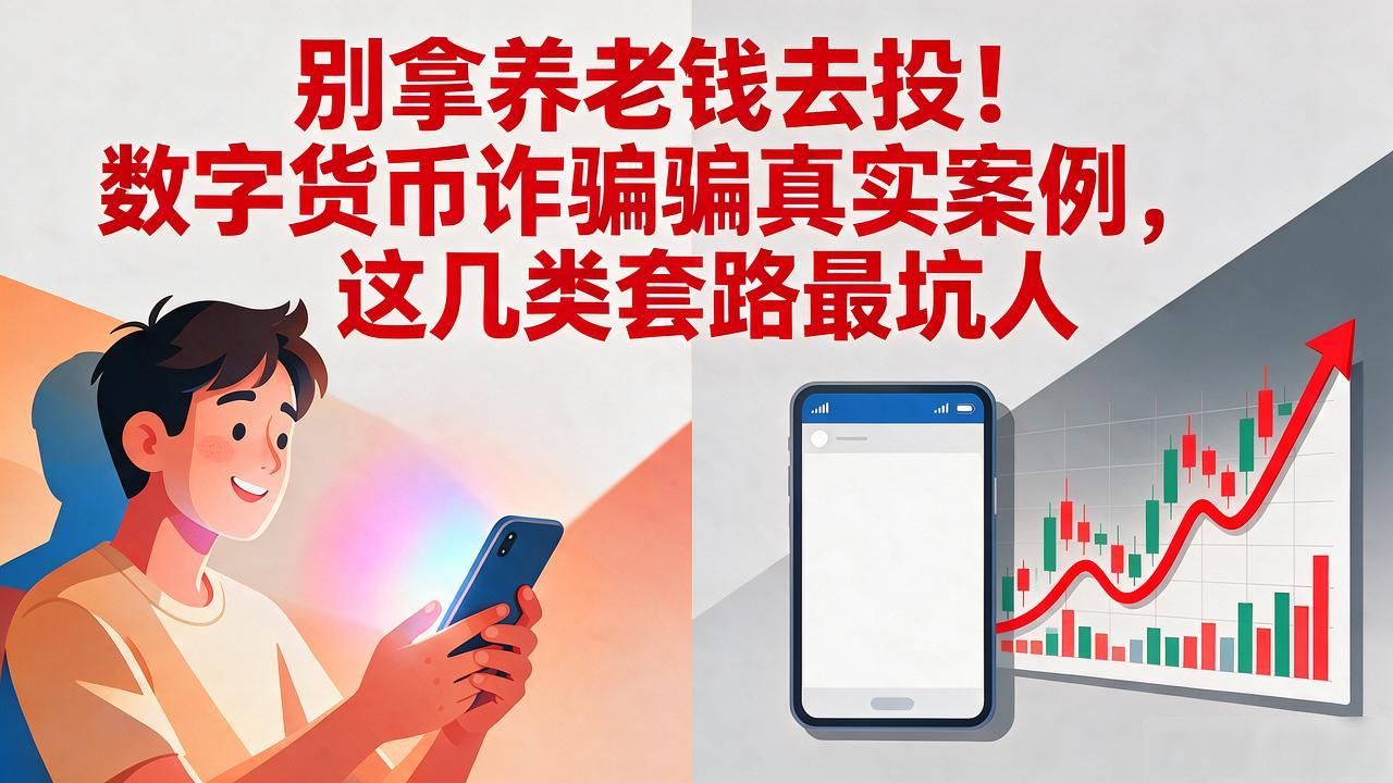 别拿养老钱去投！数字货币诈骗真实案例，这几类套路最坑人
