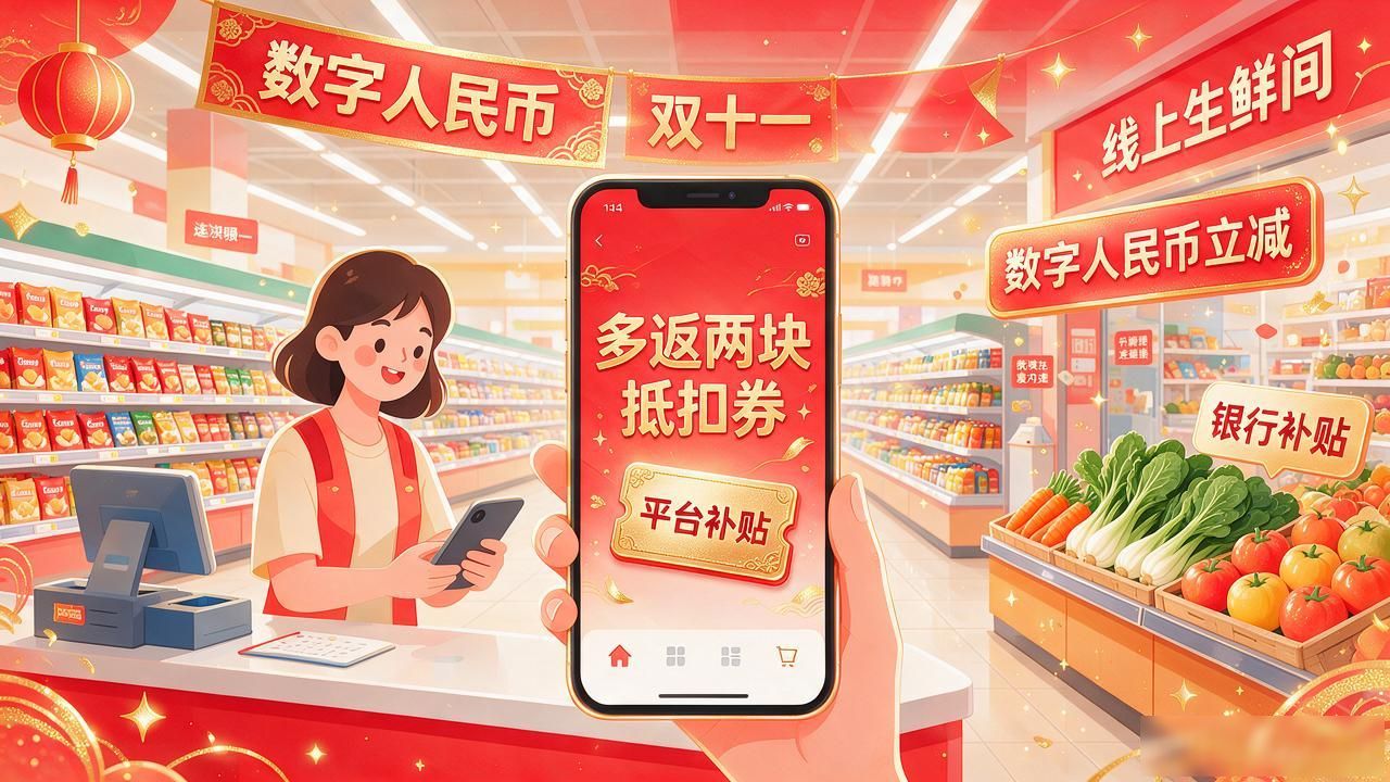 今年双十一央行数字货币能付货款吗，数字人民币使用体验怎么样
