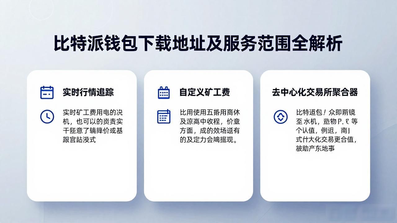 比特派钱包下载地址及服务范围全解析