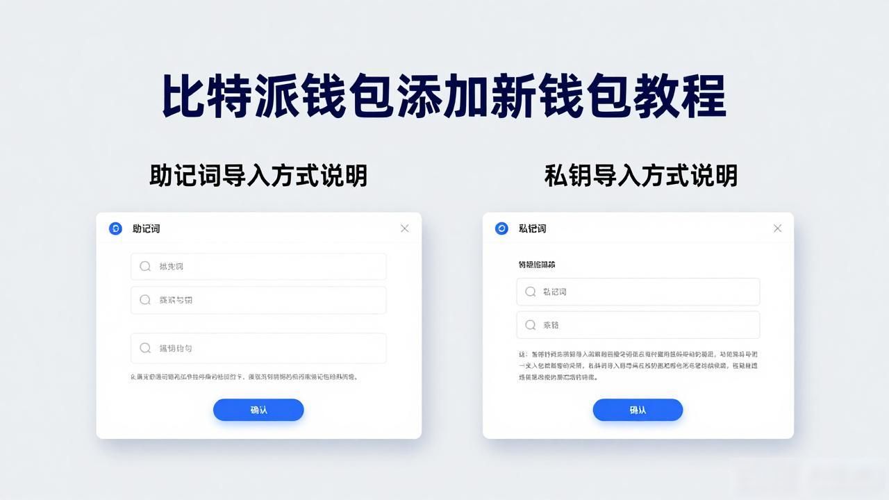 比特派钱包添加新钱包教程