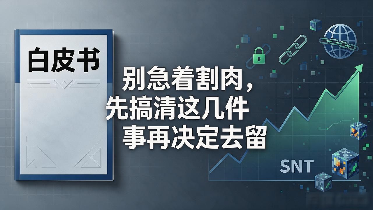 数字货币snt暴跌了，别急着割肉，先搞清这几件事再决定去留