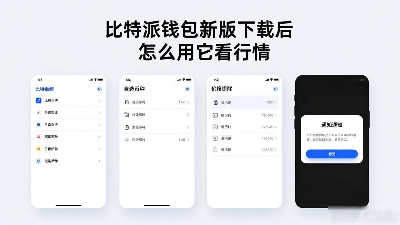 比特派钱包新版下载后 怎么用它看行情